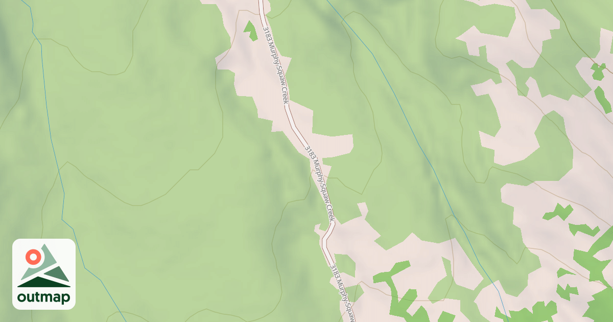 Map of Murphy-Squaw Creek