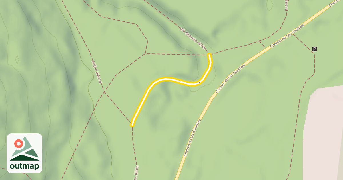 Map of A1 Grande-Allée