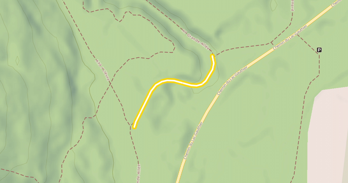 Map preview of A1 Grande-Allée