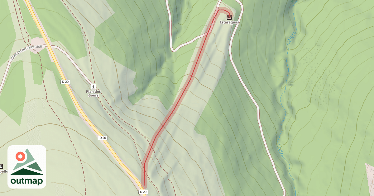 Map of Estaragnas