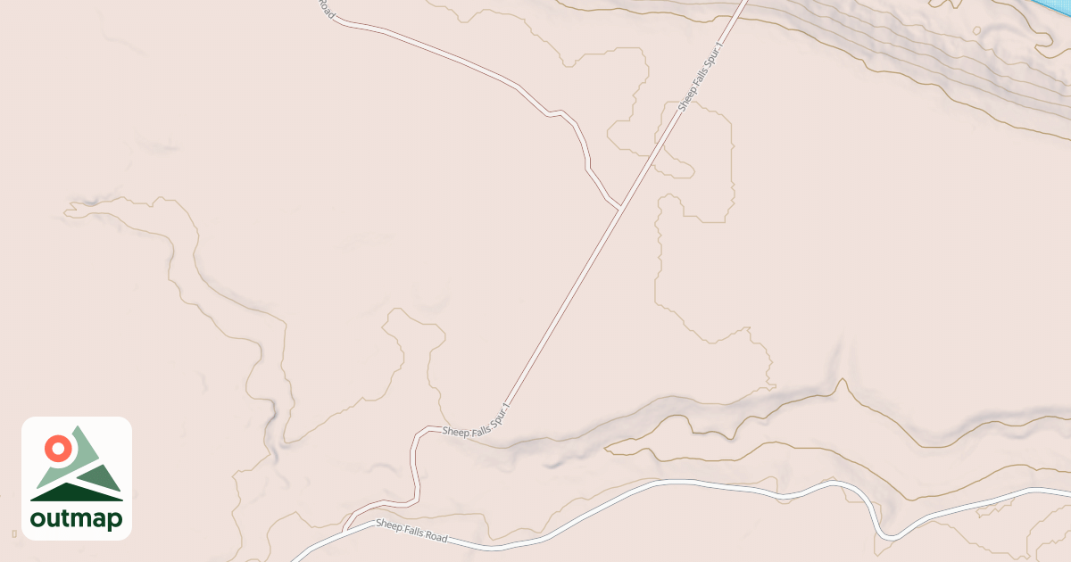 Map of SHEEP FALLS SP 1