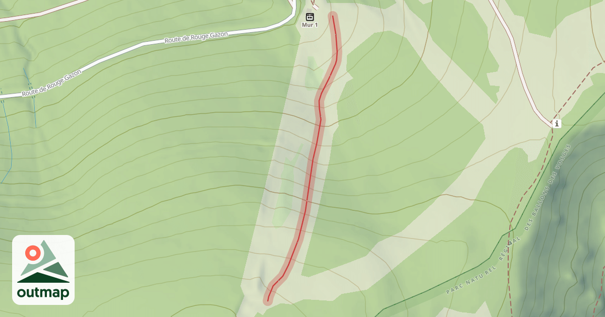 Map of Le Mur