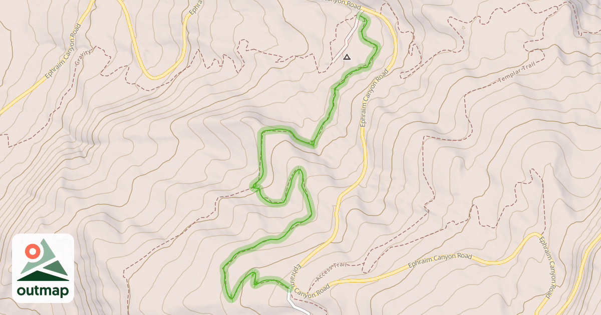 Map of Stopwatch Trail