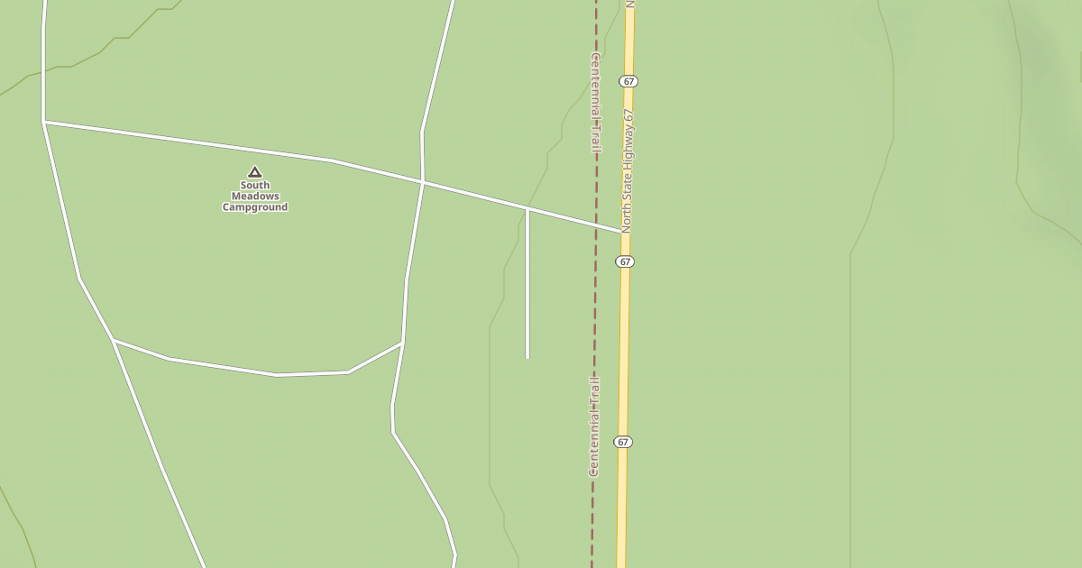Map preview of SOUTH MEADOWS CG PARKING SPUR