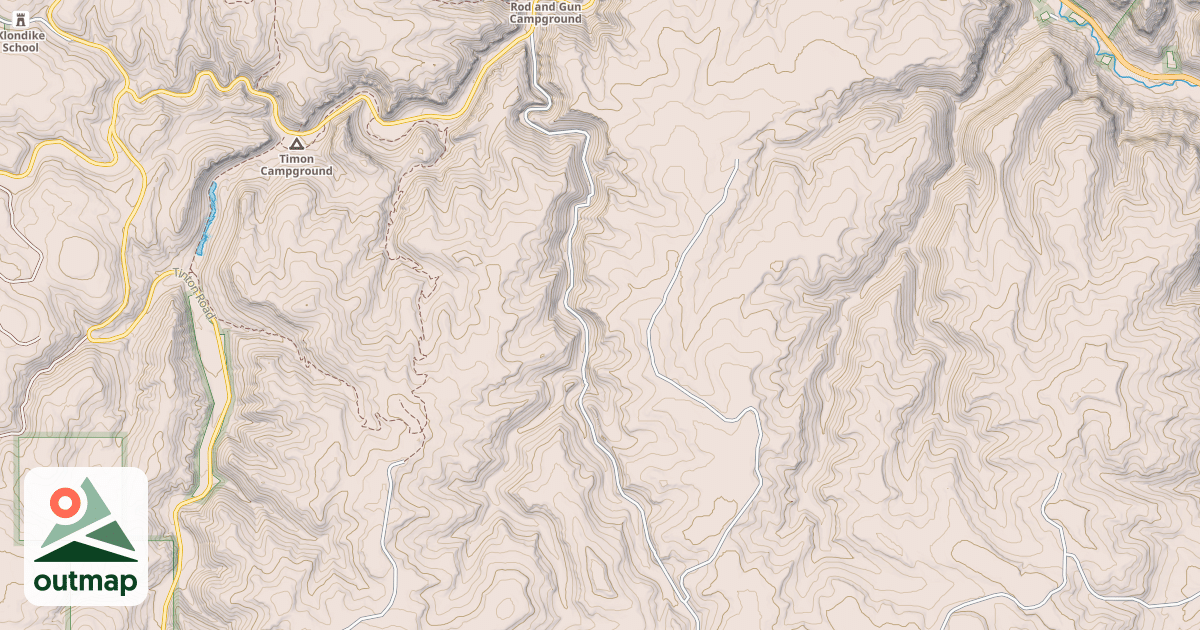 Map of DRY GULCH