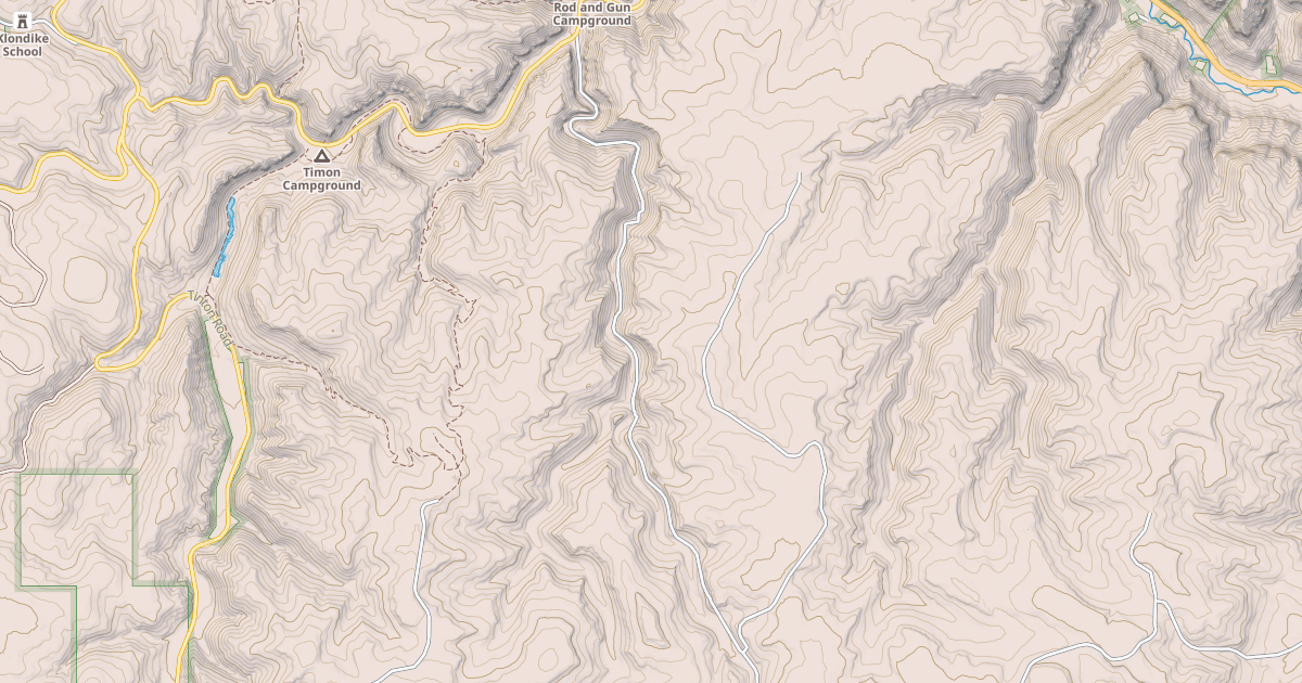 Map preview of DRY GULCH