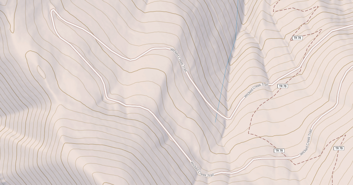 Map preview of Wicked Creek