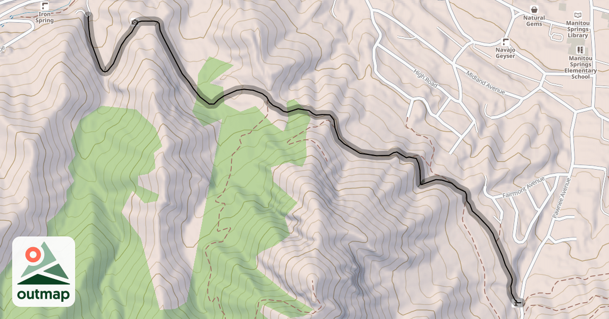 Map of Intemann Trail