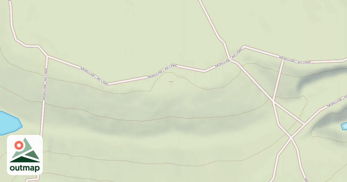 Map of Interlake State Recreation Area Trails