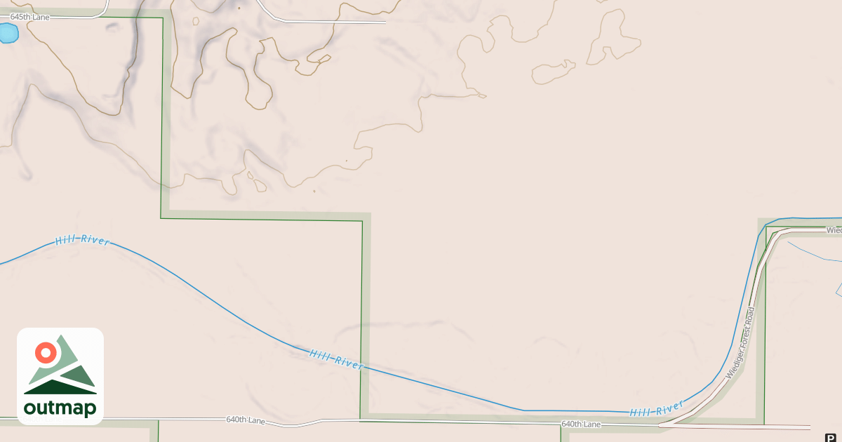 Map of Hill City Trail