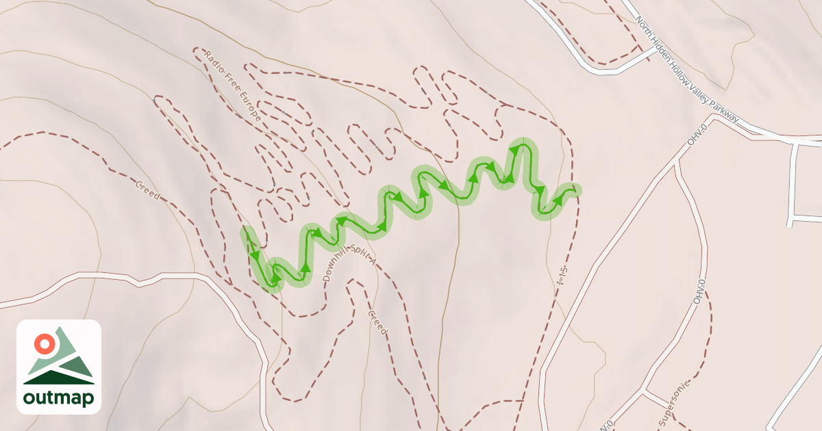 Map of RickRoll Trail