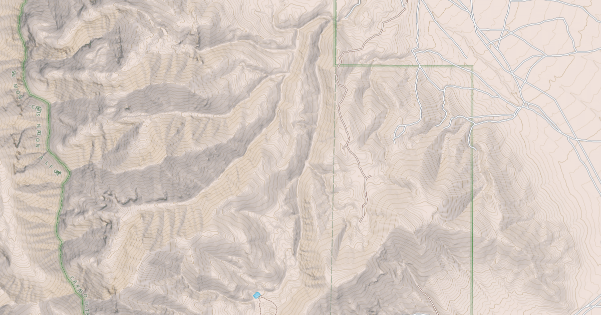Map preview of MIDDLE FORK PASS CREEK