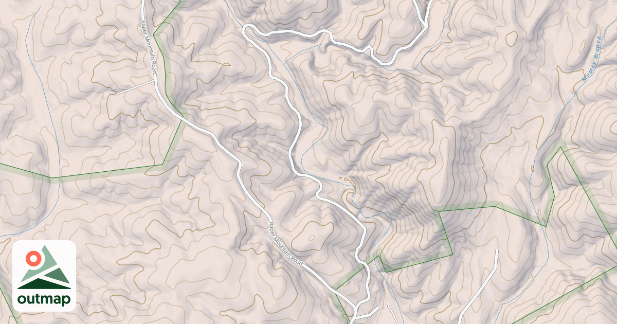 Map of RAPER CREEK