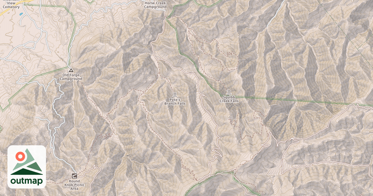 Map of HORSE CREEK