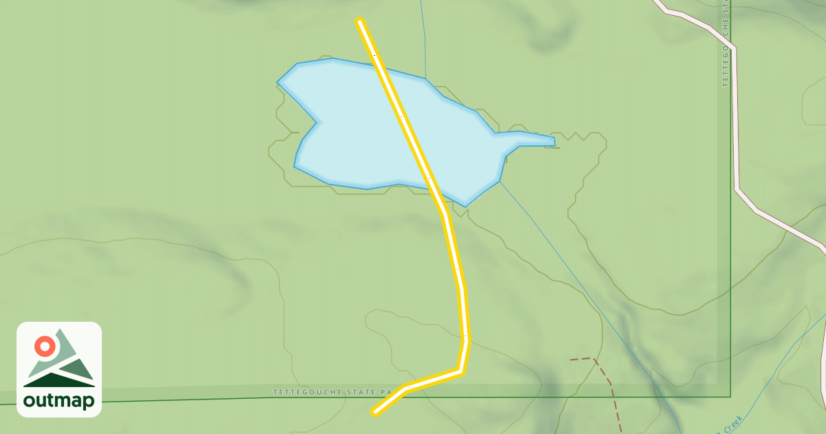 Map of Northwoods Ski Trails