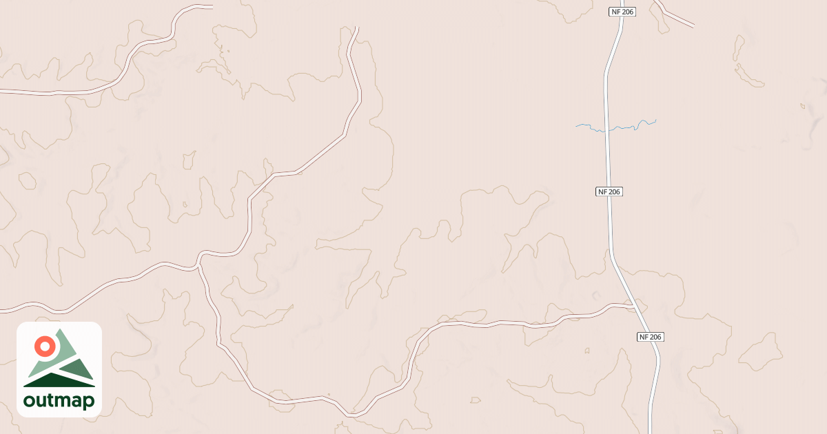 Map of OIL WELL ROAD