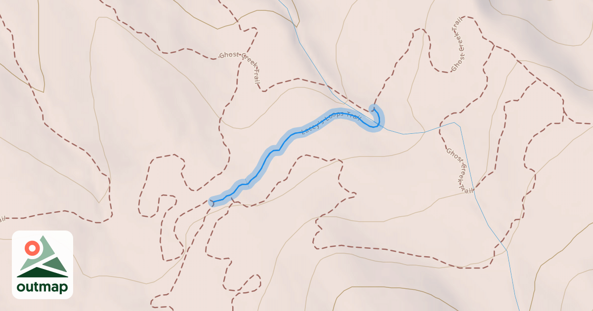Map of Lacey's Loops Trail