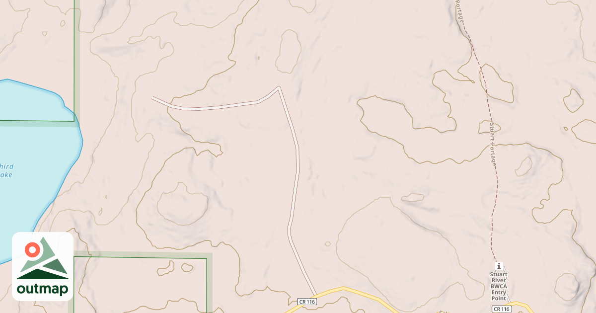 Map of ELY BUYCK SPUR 1025