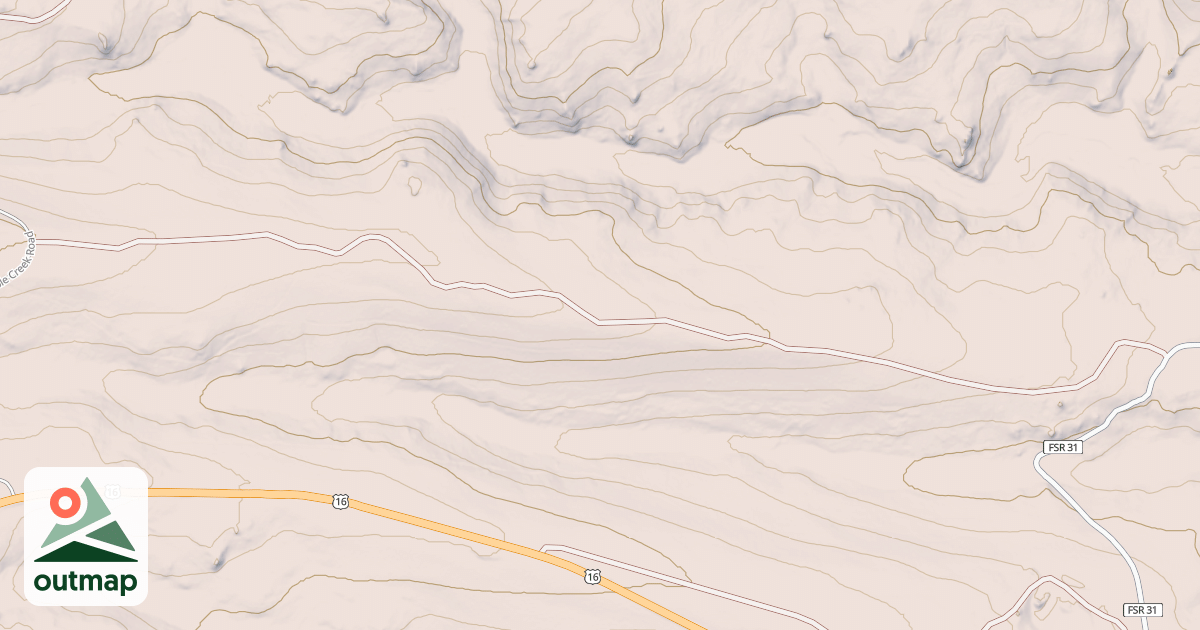 Map of USFS Motor Vehicle Use Map Trails 4059
