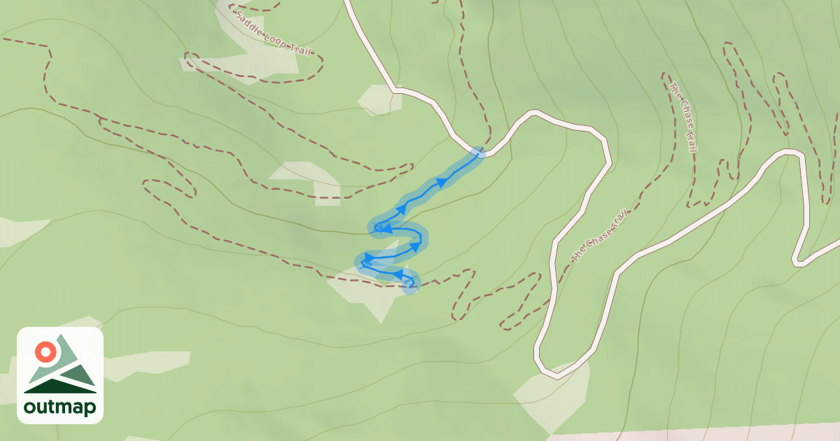 Map of Saddle Loop Trail