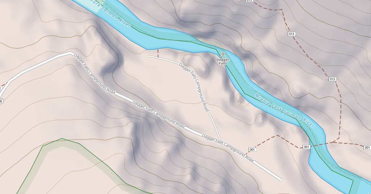 Map preview of DAGGER FALLS CG