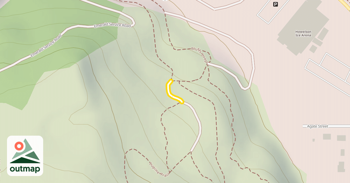 Map of Lupine Trail