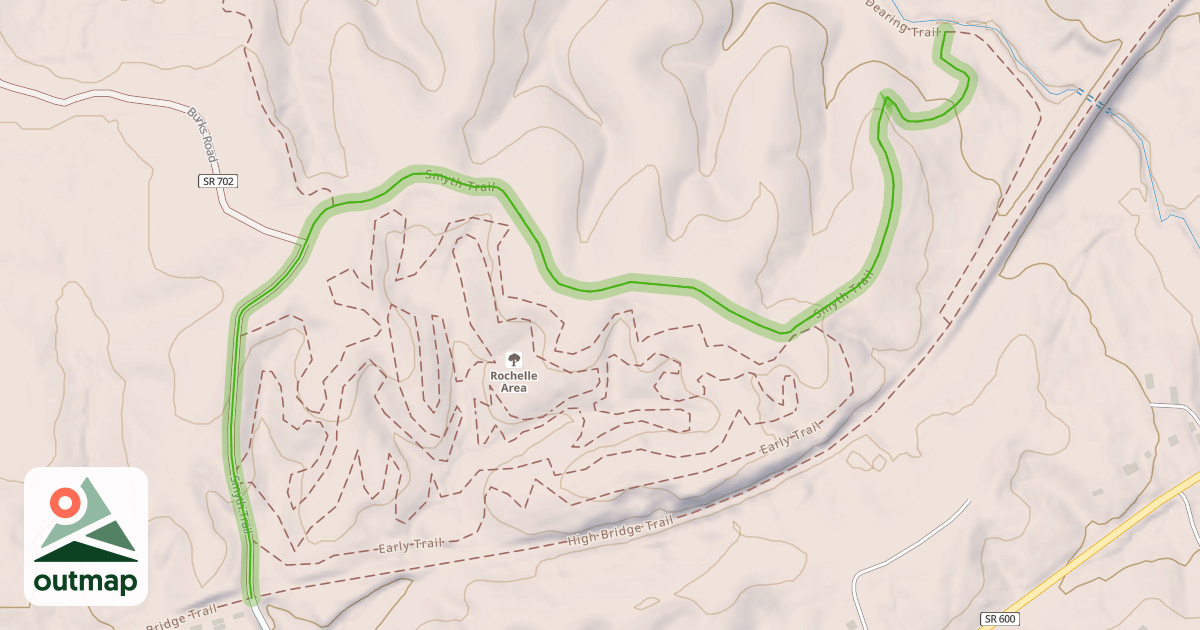 Map of Smyth Trail