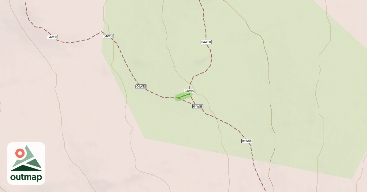 Map of Huckleberry Loop / Backside Connector