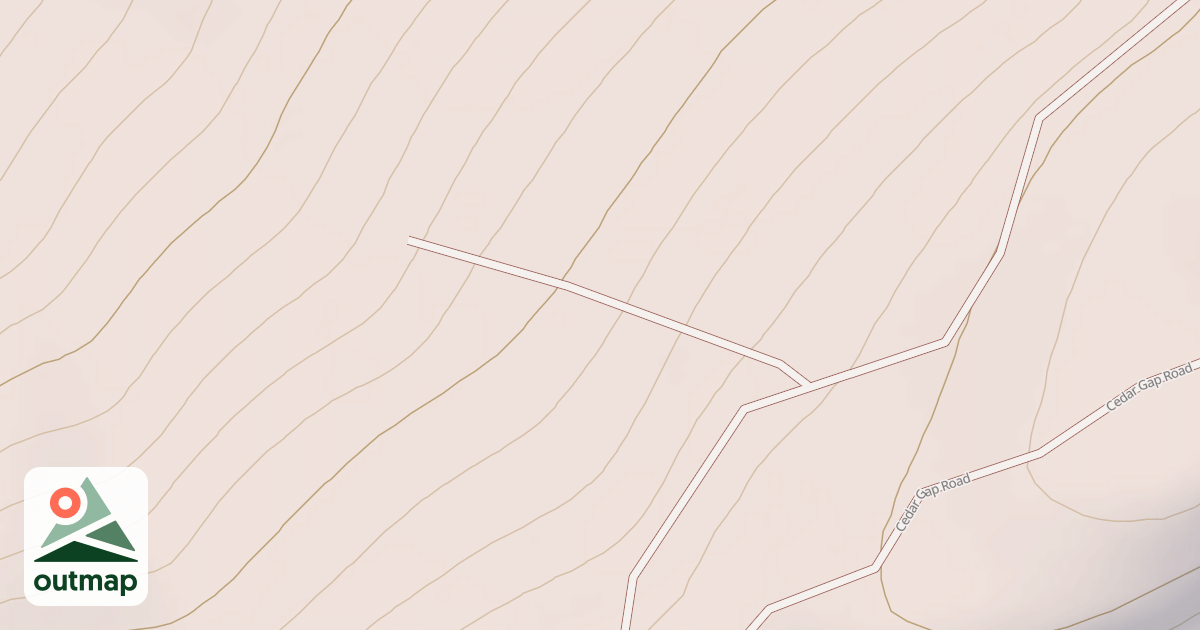 Map of CEDAR GAP