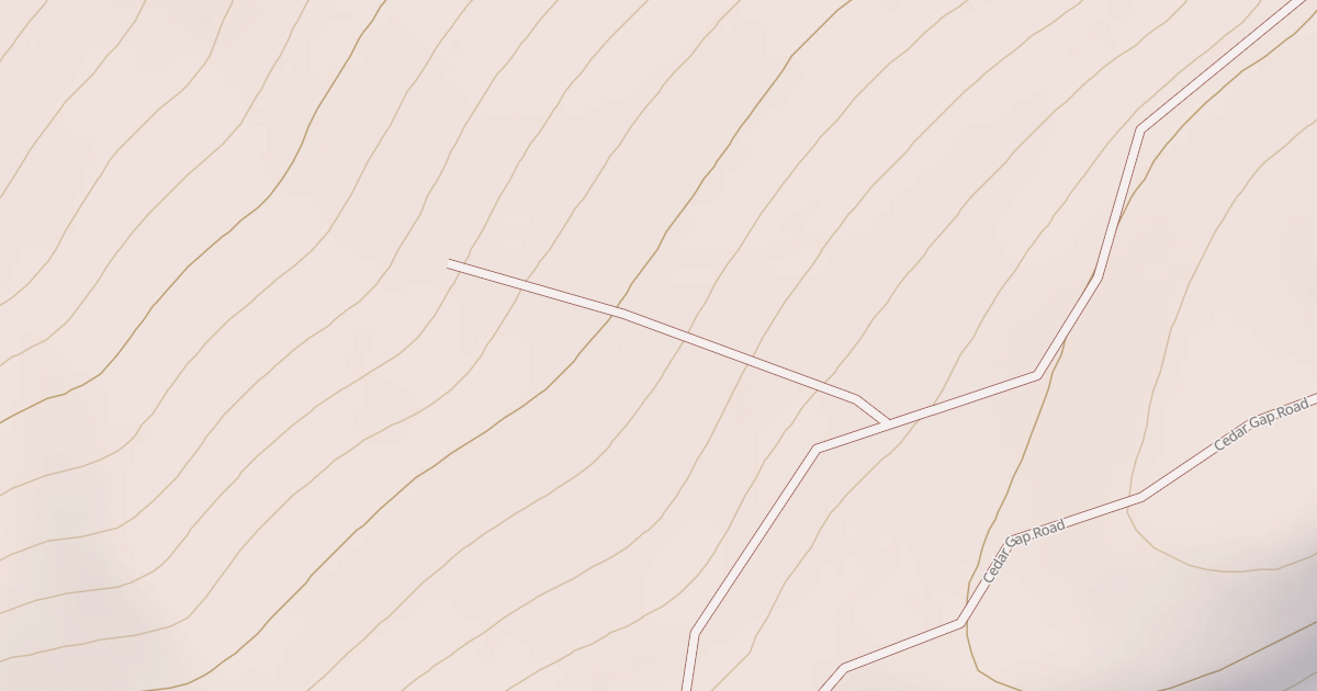 Map preview of CEDAR GAP