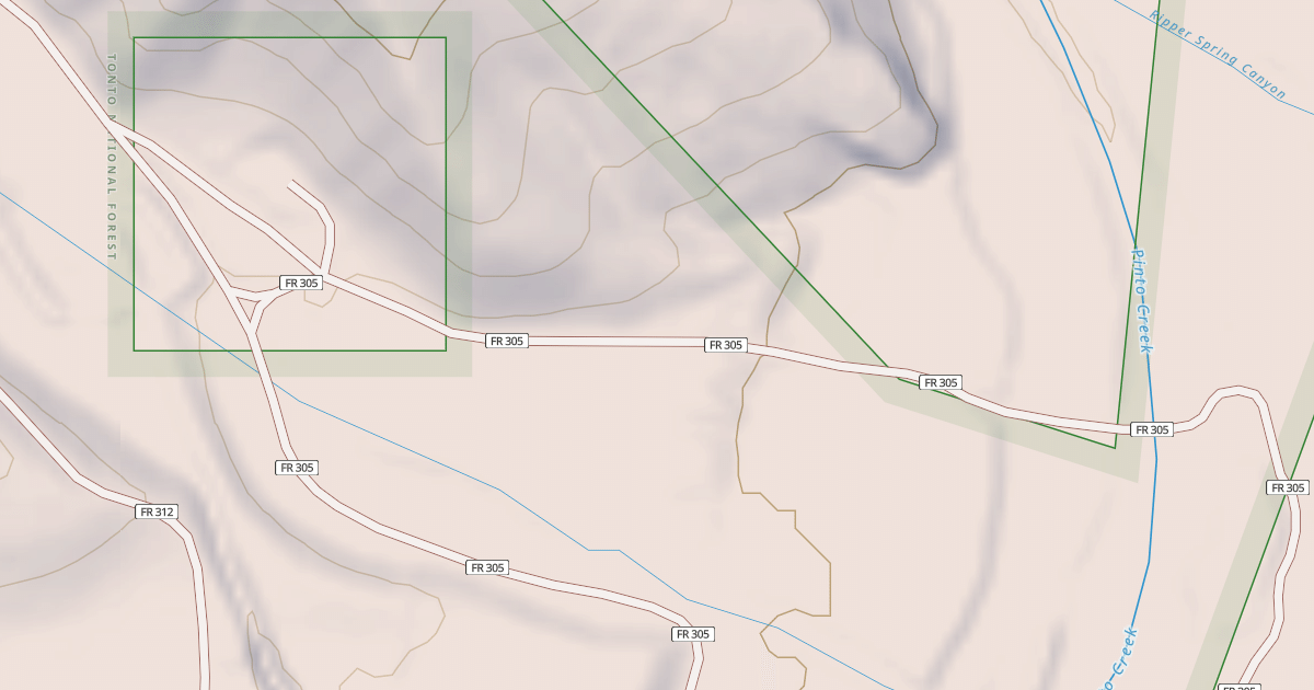 Map preview of BURRO SPRING