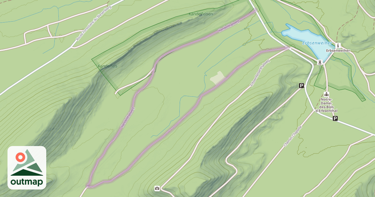 Map of Kandelthalweg