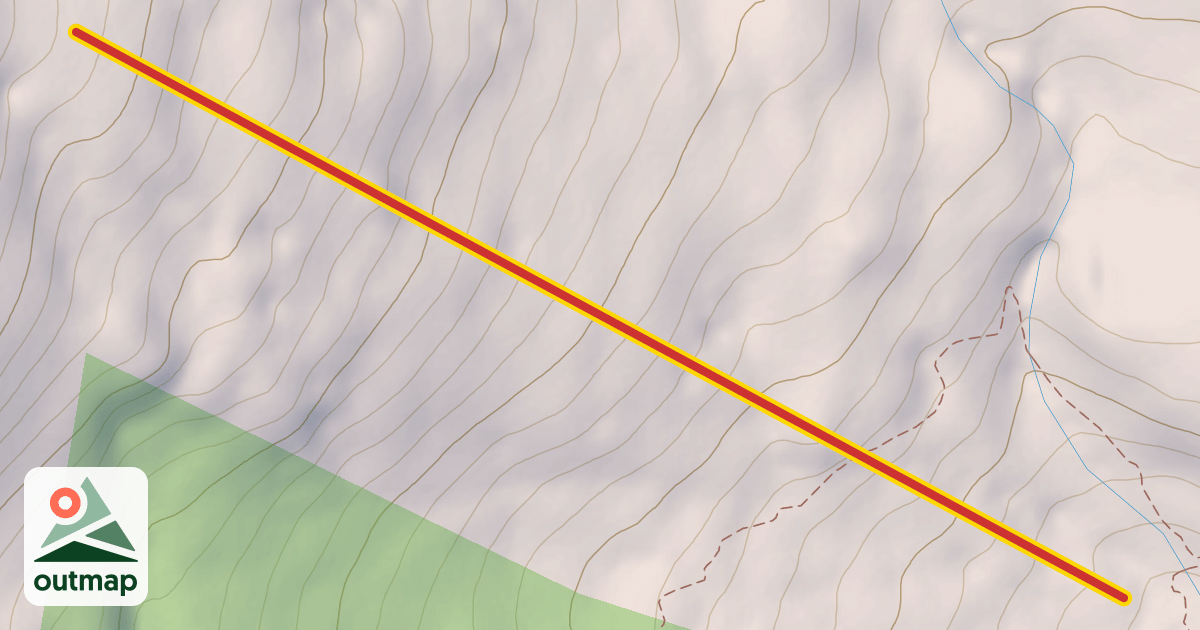 Map of Topping Creek
