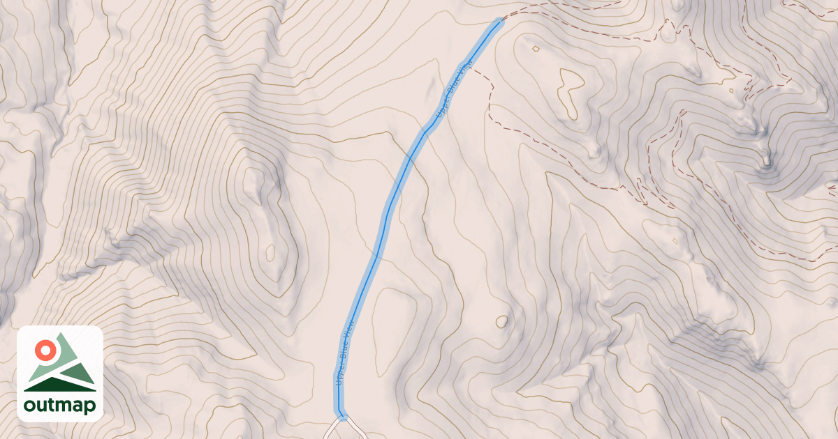 Map of Upper Blue View