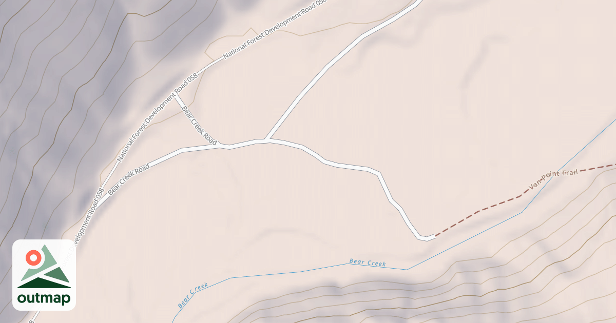 Map of BEAR CREEK CORRAL