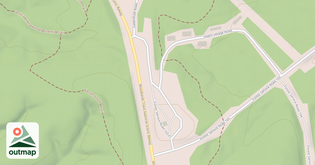 Map of HUNTER CHECK STATION