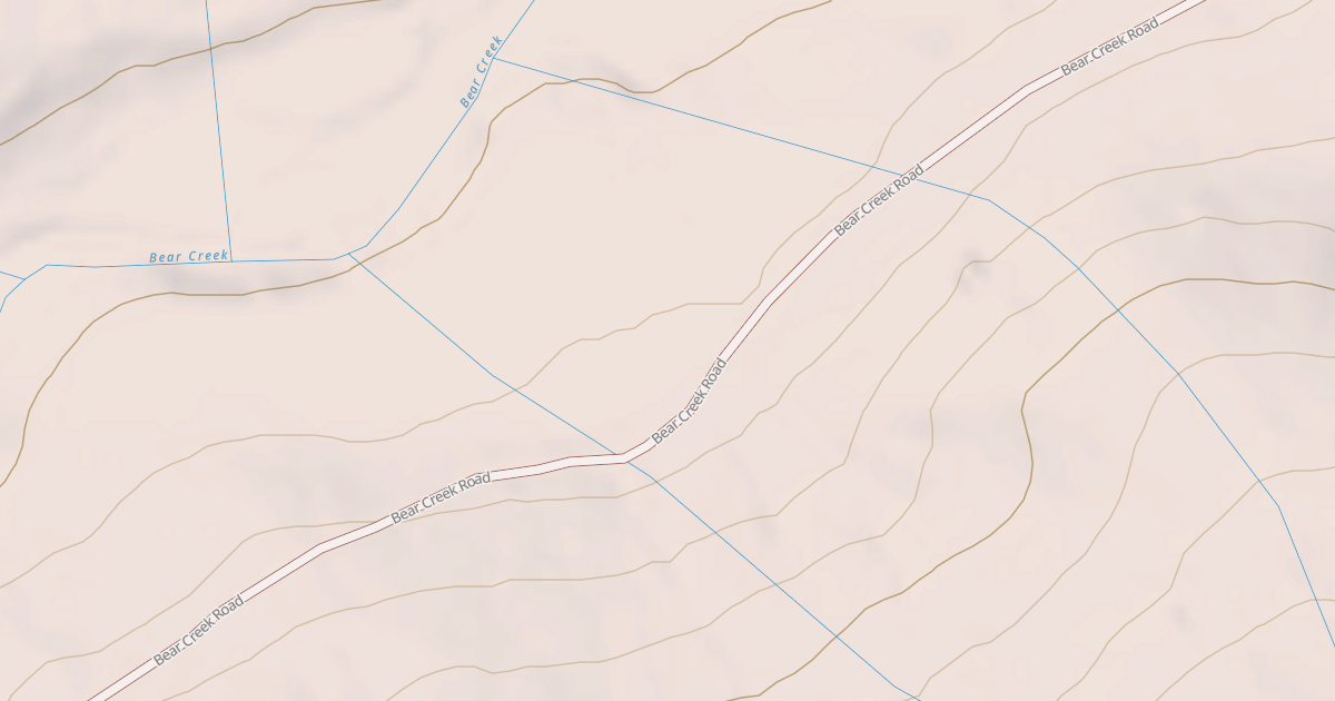 Map preview of BEAR CRK RD T1
