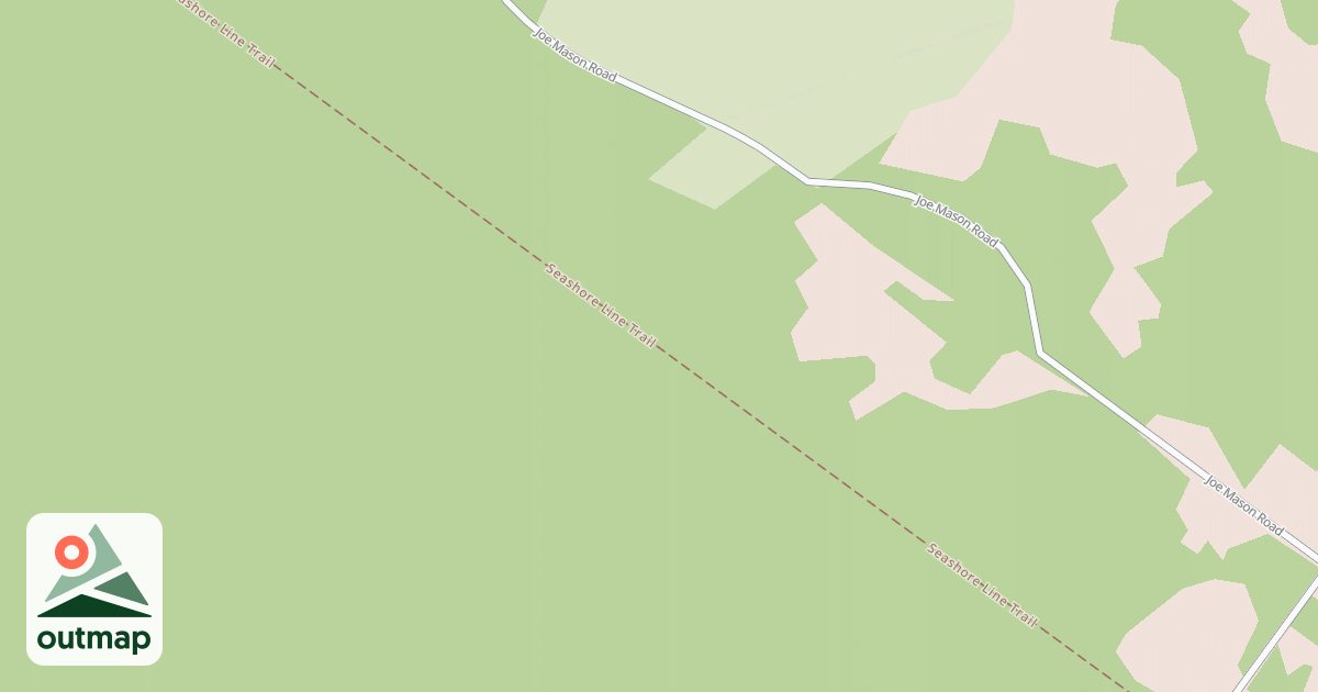 Map of Seashore Line Trail