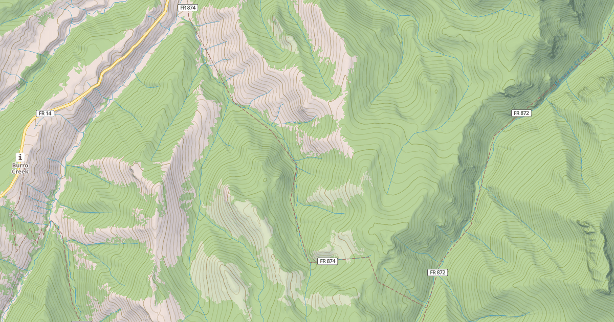 Map preview of Munger Canyon