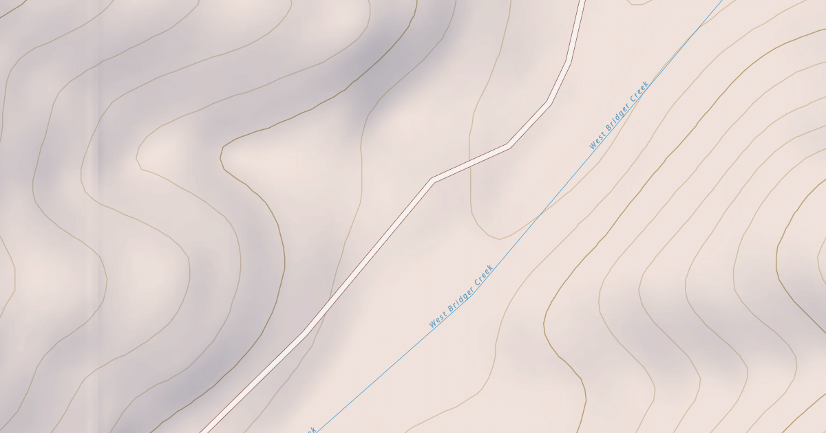 Map preview of WEST BRIDGER