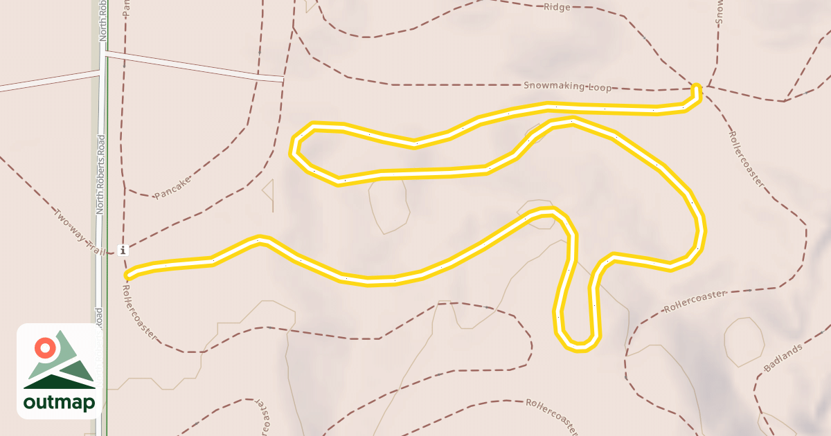 Map of Rollercoaster
