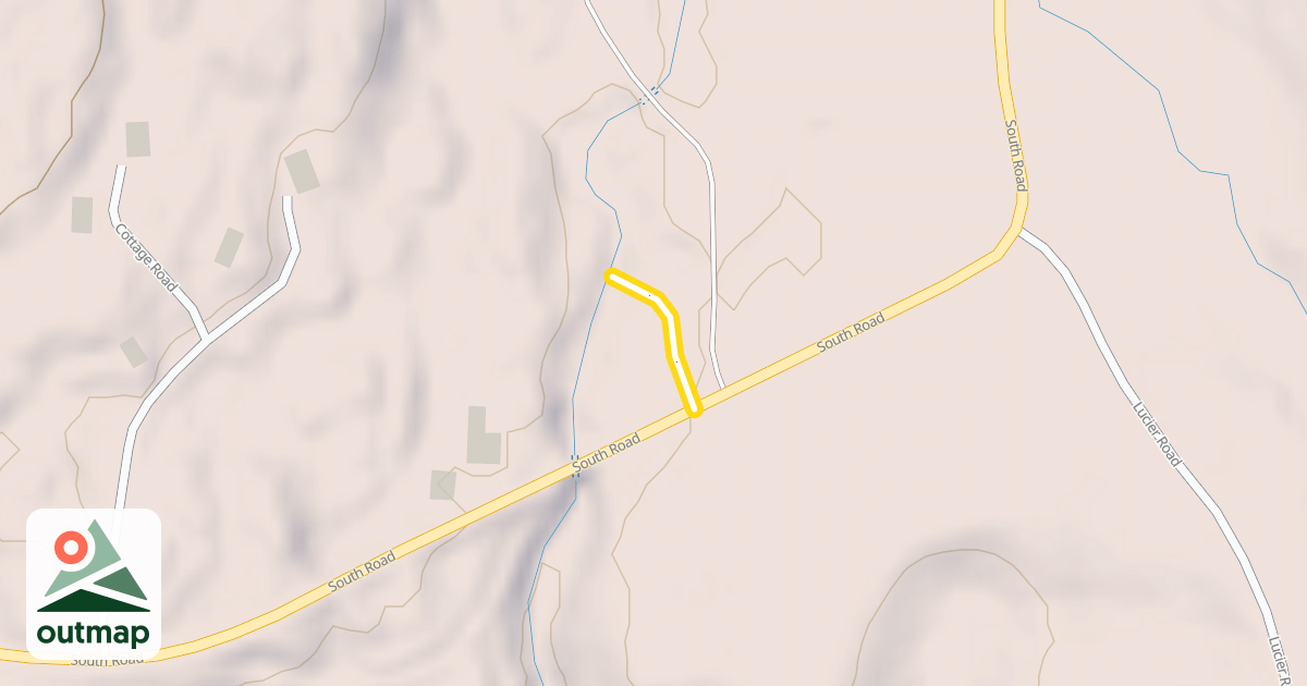 Map of South Pond Loop