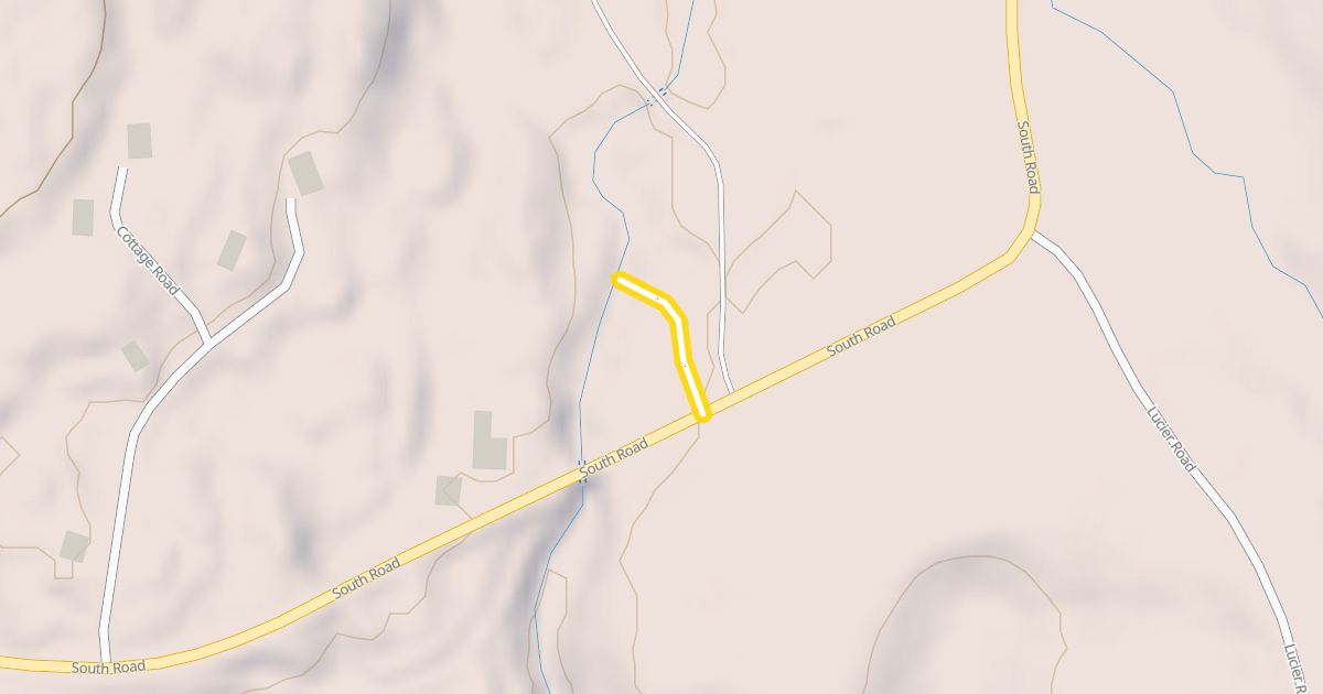 Map preview of South Pond Loop