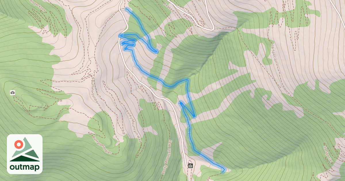 Map of Colter's Escape