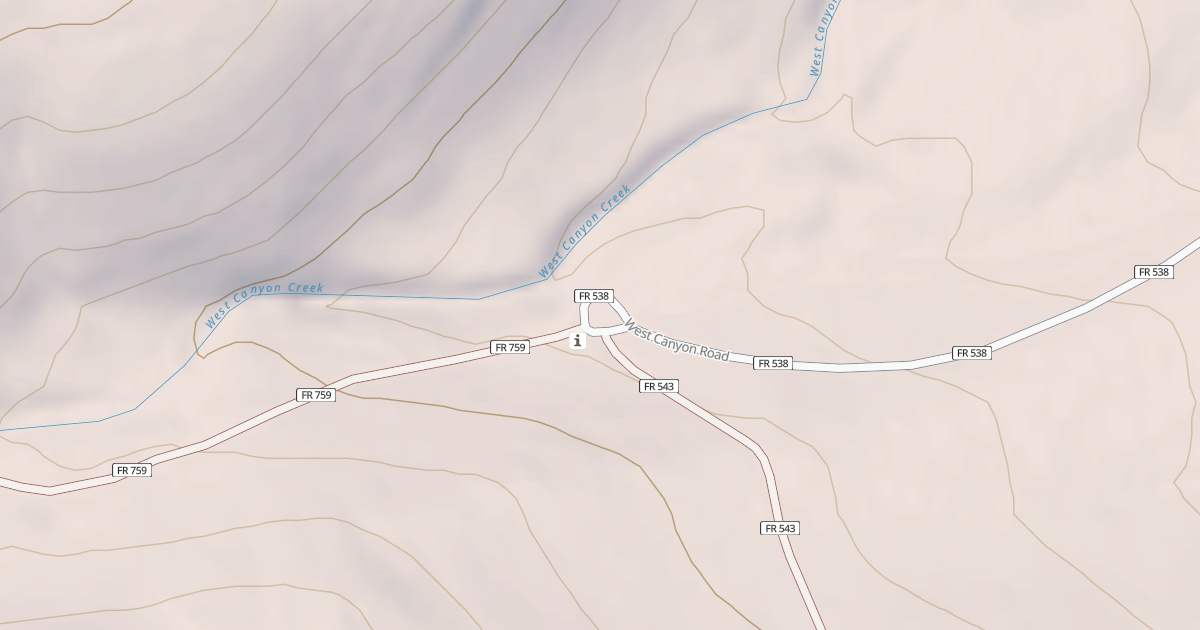 Map preview of WEST CANYON T.H.