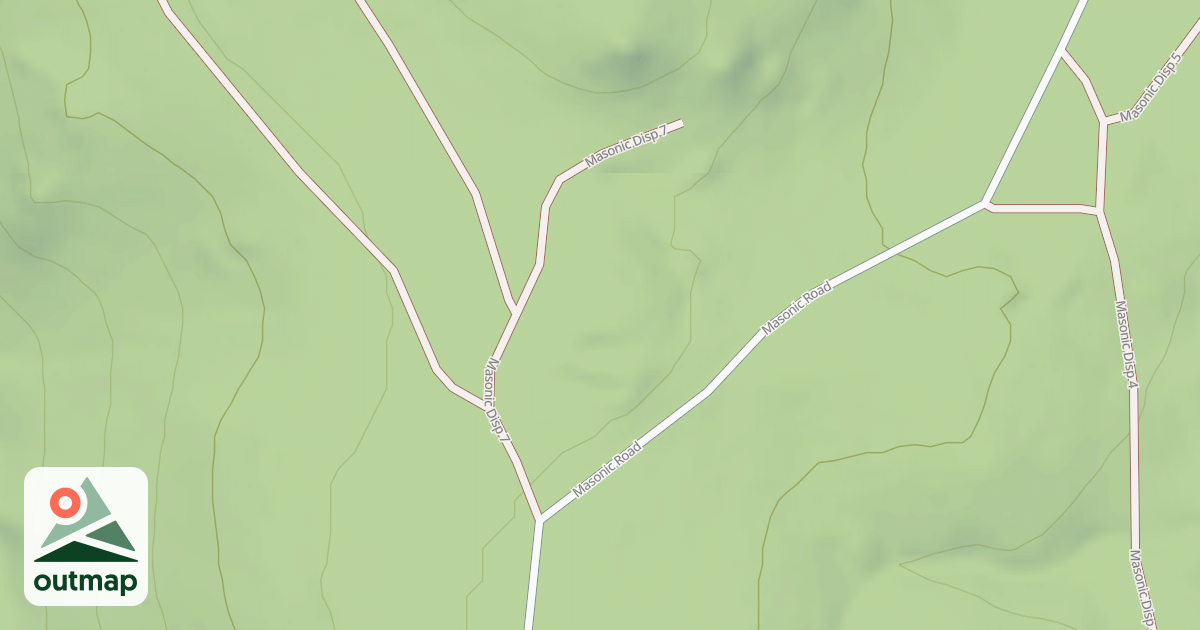 Map of MASONIC DISP 7