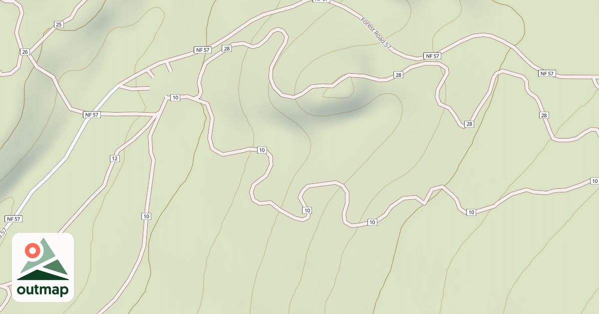 Map of USFS Motor Vehicle Use Map Roads {66F43949-219B-4618-BFF3-BFF52FF2ACCE}