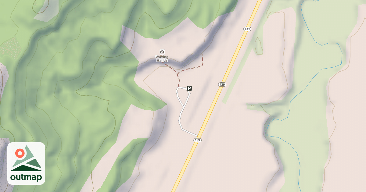 Map of Canyon Pintado Nhd Trail
