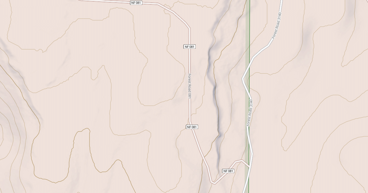 Map preview of USFS National Forest System Roads {374F28E7-5E42-4D63-A7D7-C74CFAE6584B}