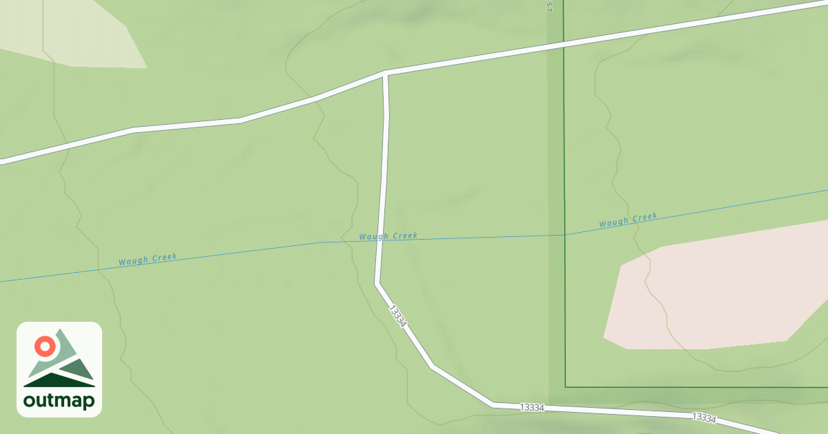 Map of (FDR) WAUGH GULCH